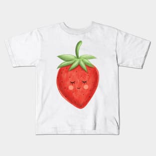 Cute Strawberry Kids T-Shirt